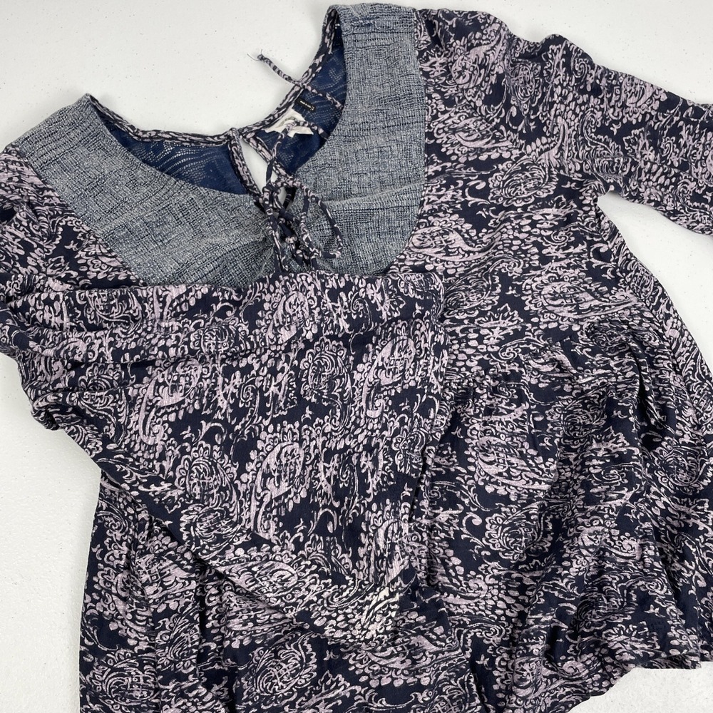 Akemi Kin Blouse Women's Size Extra Small Boho Gypsy Peasant Marcella